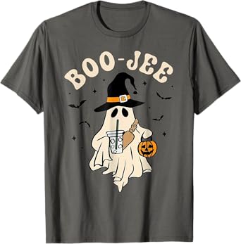 Funny Boo-Jee Ghost halloween boo jee ghost spooky season T-Shirt