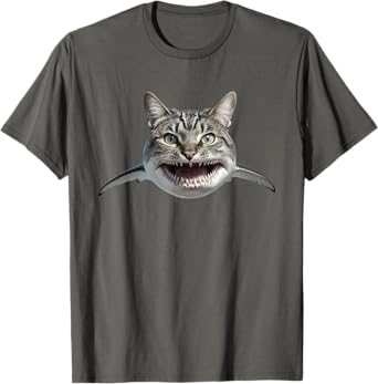 Catshark, silly cat shark face, funny sea monster T-Shirt for Men Women Kids