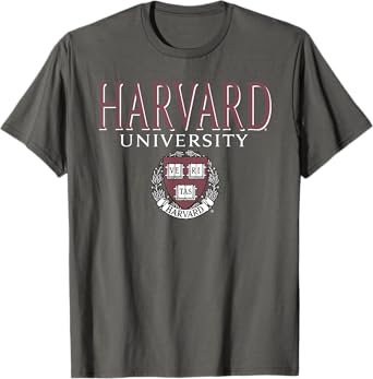 Harvard University Faded Veritas Crest T-Shirt