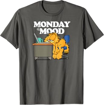 Garfield - Moody Monday, Boredom Humor Graphic T-Shirt