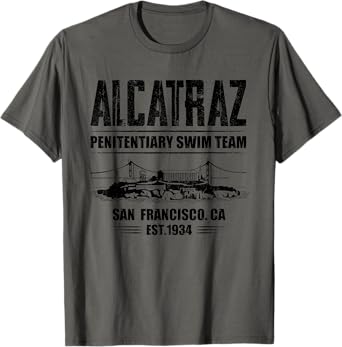 Alcatraz Penitentiary Swim Team T-Shirt