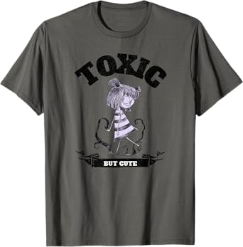 Toxic but cute creepy funny Halloween graphic T-Shirt
