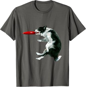 Frisbee Catch Border Collie Tee Shirt