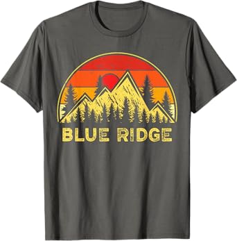 Vintage Blue Ridge Georgia GA Mountains Hiking Souvenir T-Shirt