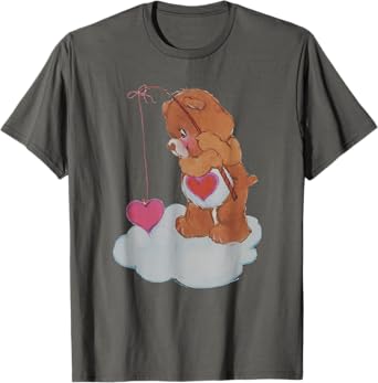 Care Bears Valentine's Day Tenderheart Bear Vintage Fishing T-Shirt