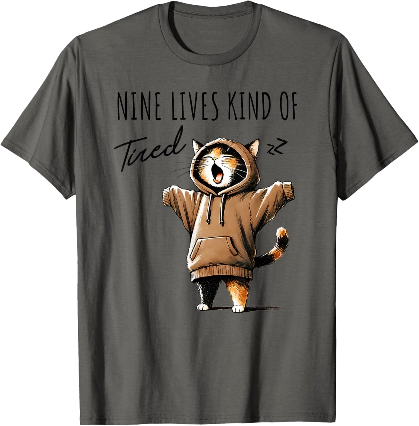Nine Lives Cat T-Shirt