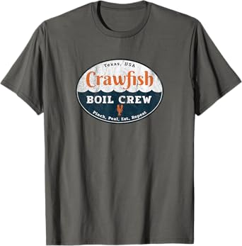 Crawfish Boil Crew Louisiana Retro Food Festival Crayfish T-Shirt