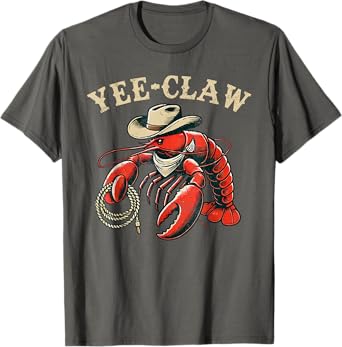 Yee Claw Funny Crawfish Cajun Seafood Festival T-Shirt