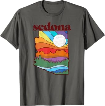 Sedona Arizona Vintage Nature Design Outdoor Graphic T-Shirt