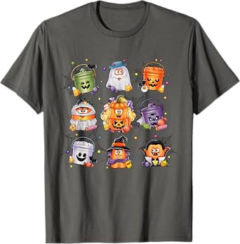 Spooky Nuggets Meal Bucket Halloween Chicken Nugget Spooky T-Shirt