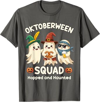 Oktoberween Squad – Hopped and Haunted Ghosts T-Shirt
