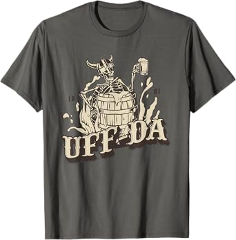 Funny Scandinavian Uff Da popular Nordic Quotes and Sayings T-Shirt