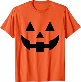 Vintage Pumpkin Face Jackolantern Jack O Lantern Halloween T-Shirt