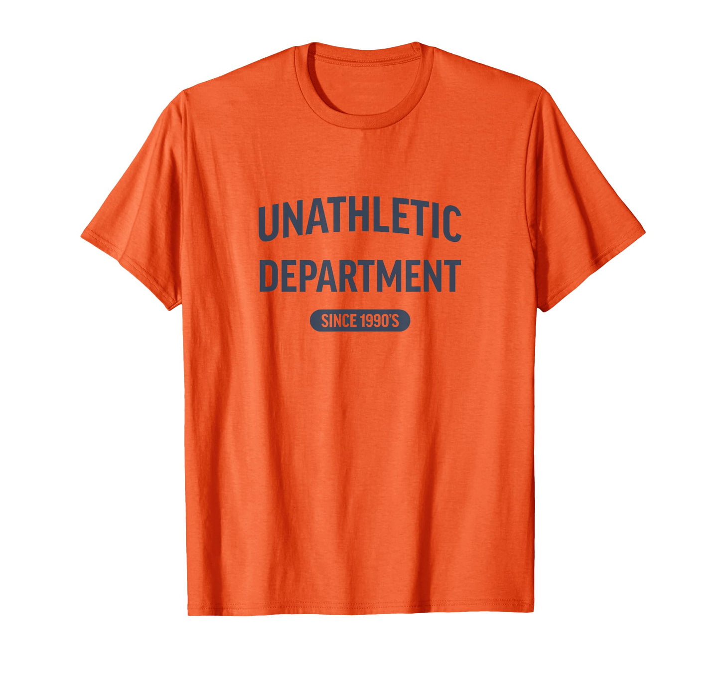 Unathletic Department Retro 90s Funny Sports Parody T-Shirt