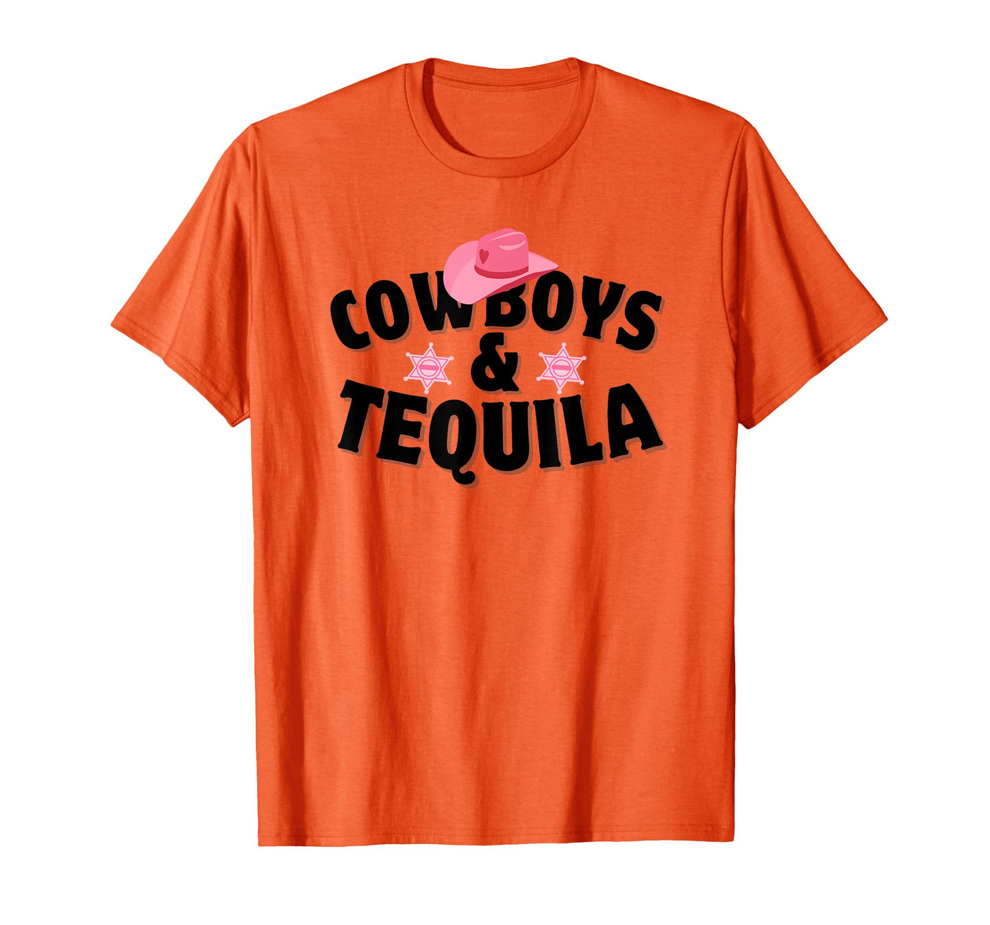 Womens Western Cowgirl Country Music Cowboys And Tequila T-Shirt