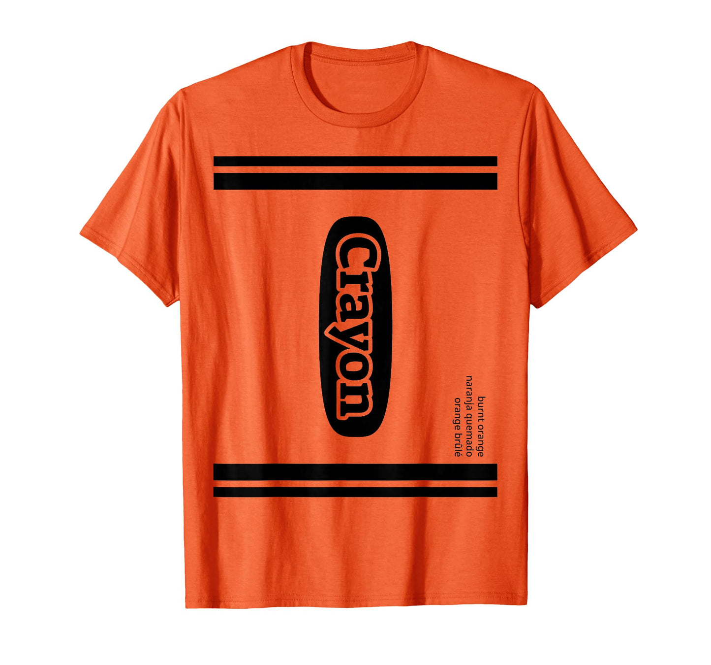 Crayon Burnt Orange Group Costume T-Shirt