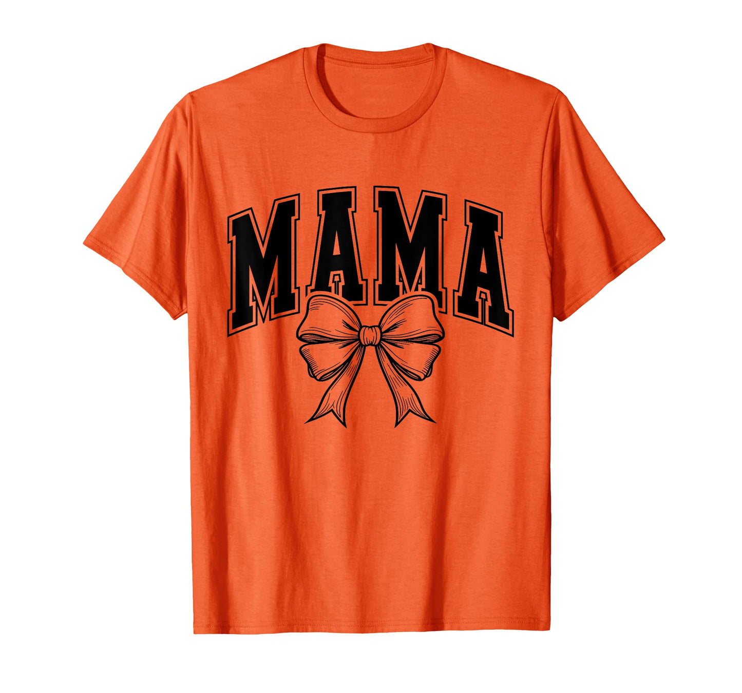 Retro Checkered Mama Coquette Bow Mom Mothers Day Women's T-Shirt