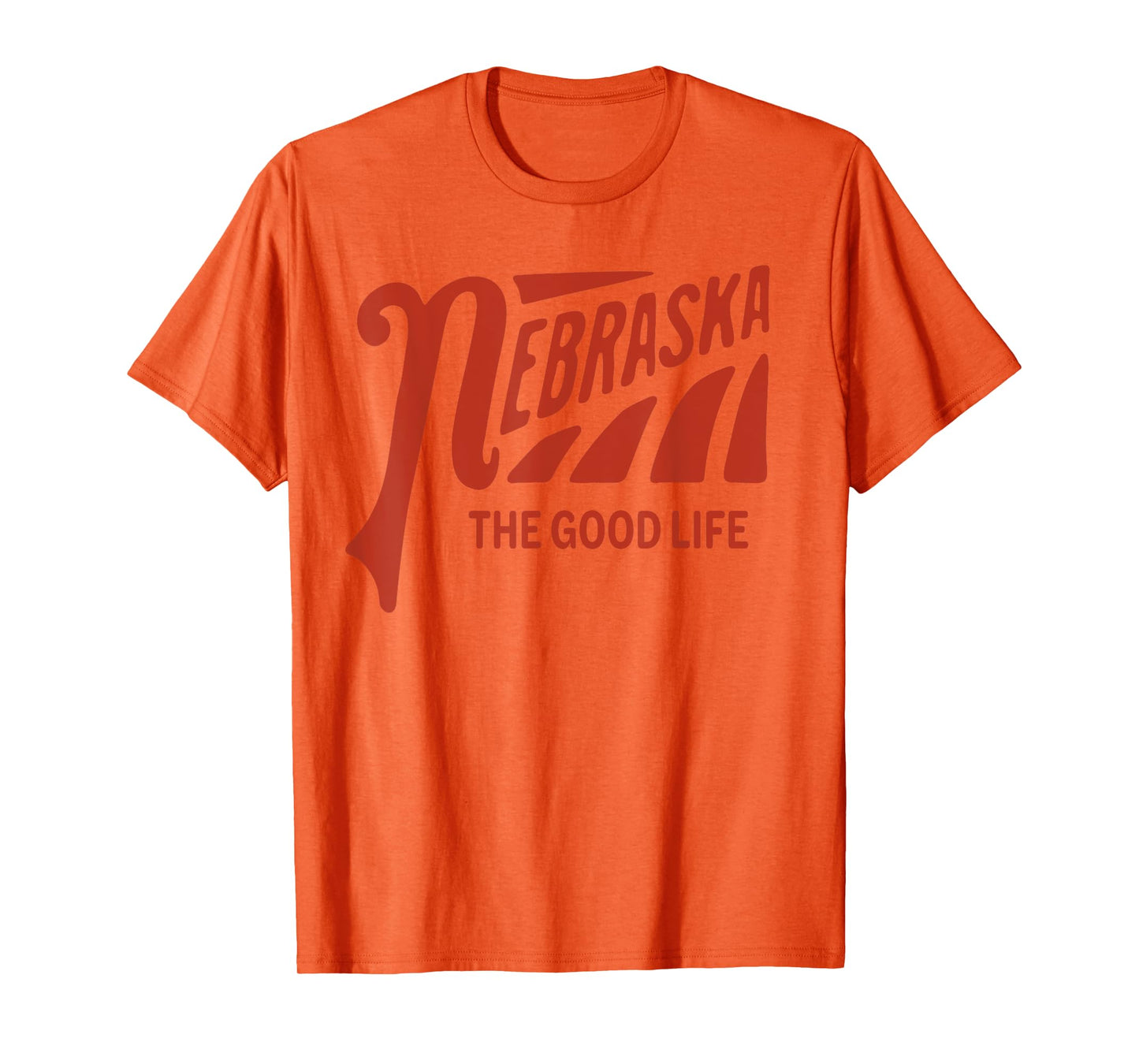 Nebraska The Good Life Graphic T-Shirt