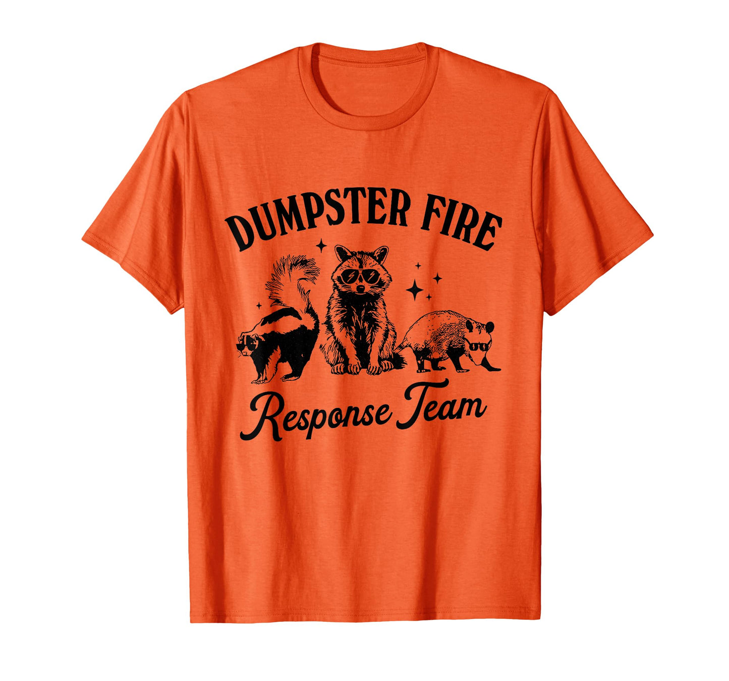 Dumpster Fire Response Team, raccoon trash panda meme T-Shirt