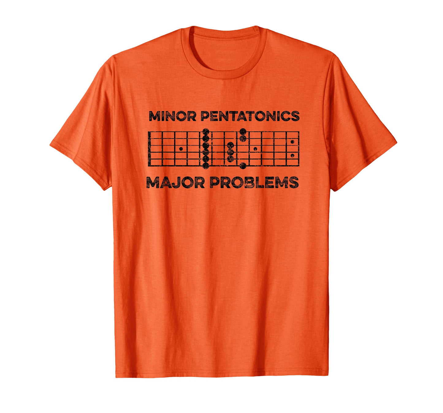 Blues Guitar Meme Minor Pentatonic Graphic Guitar Players T-Shirt