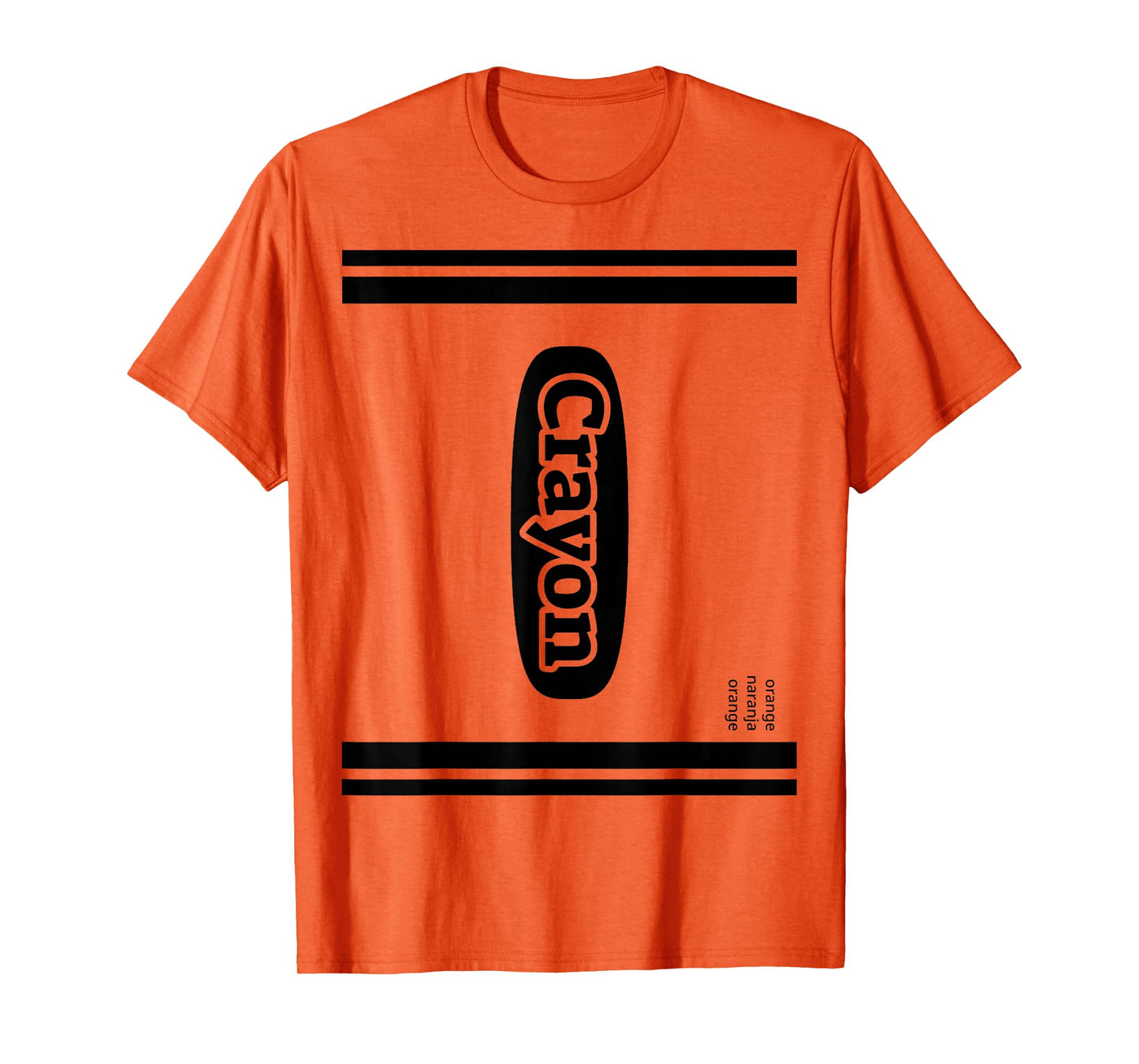 Crayon Orange Group Costume T-Shirt