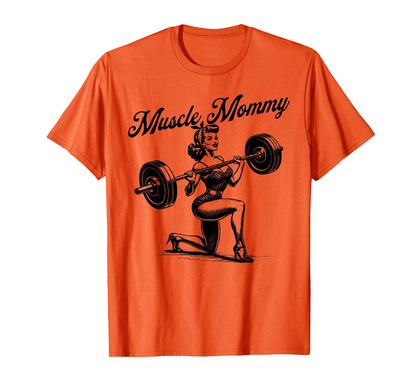 Muscle Mommy Funny Mama Happy Mother's Day Mom Life Retro T-Shirt