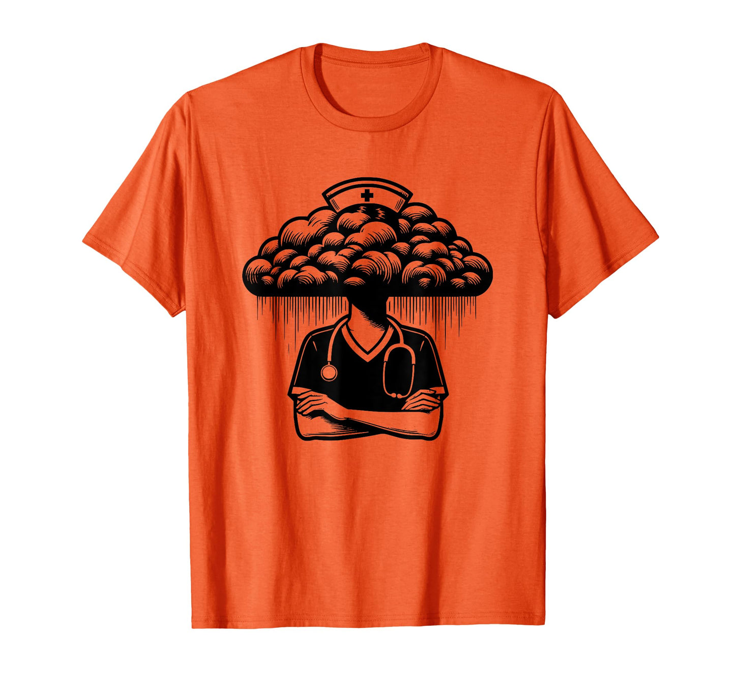 Medical School Nurse Nursing Black Cloud T-Shirt