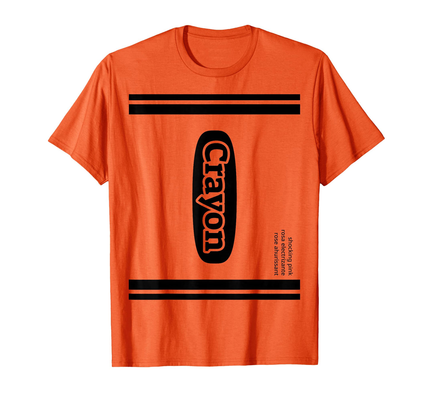 Crayon Shocking Pink Group Costume T-Shirt