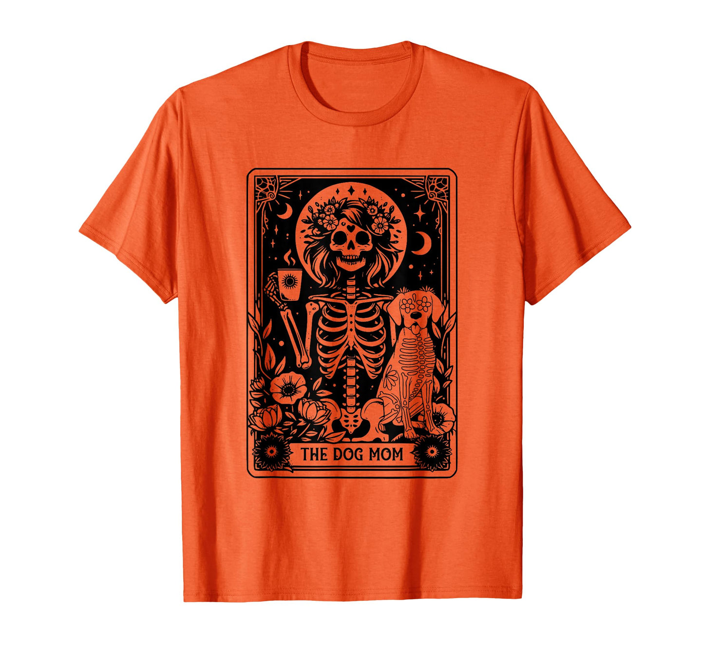 The Dog Mom Tarot Card Witchy Vibe Dog Lover Gift For Mother T-Shirt