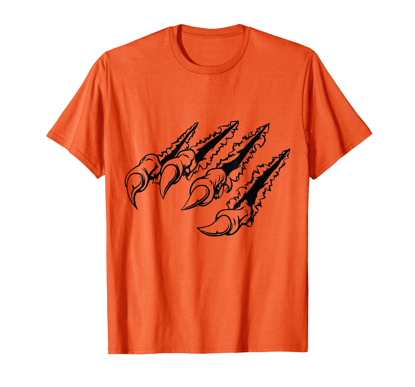 Tiger Cat Claw Mark Wild Animal Scratch Claw T-Shirt Men Tee T-Shirt