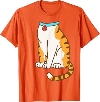 Orange Cat Shirt Adult Kids Men Women Tabby Cat Costume T-Shirt