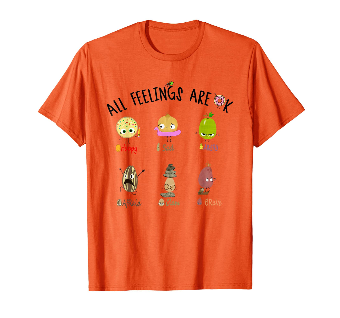 Women All Feelings Are Ok Kindergarten Teacher Life T-Shirt