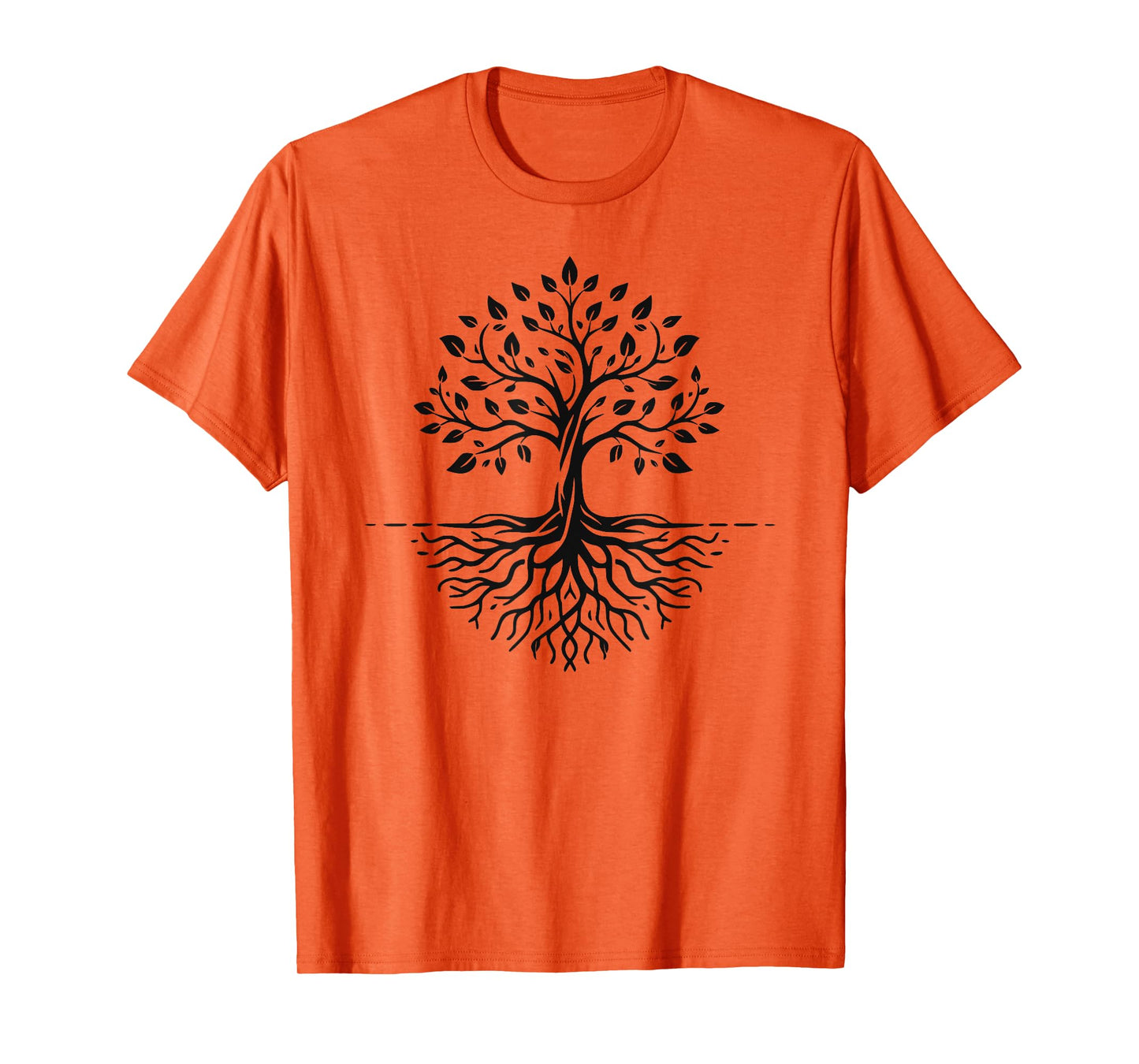 Minimalist Tree With Roots T-Shirt