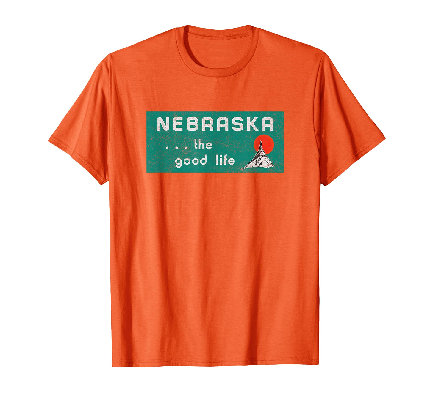 Nebraska The Good Life Vintage Distressed T-Shirt