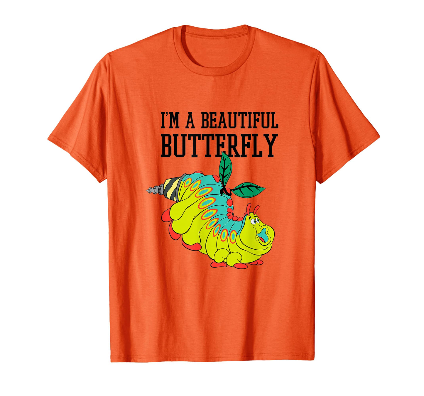 Disney Pixar A Bug's Life Heimlich I'm A Beautiful Butterfly T-Shirt