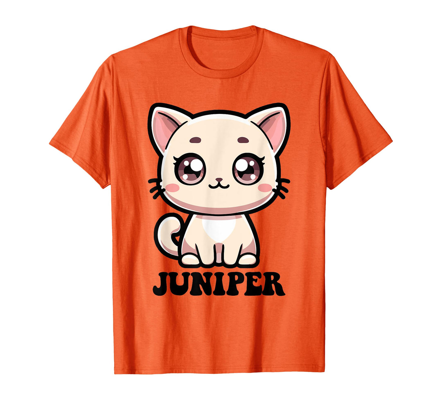 Juniper Cute Kitty Cat Design for Girls Name Juniper T-Shirt