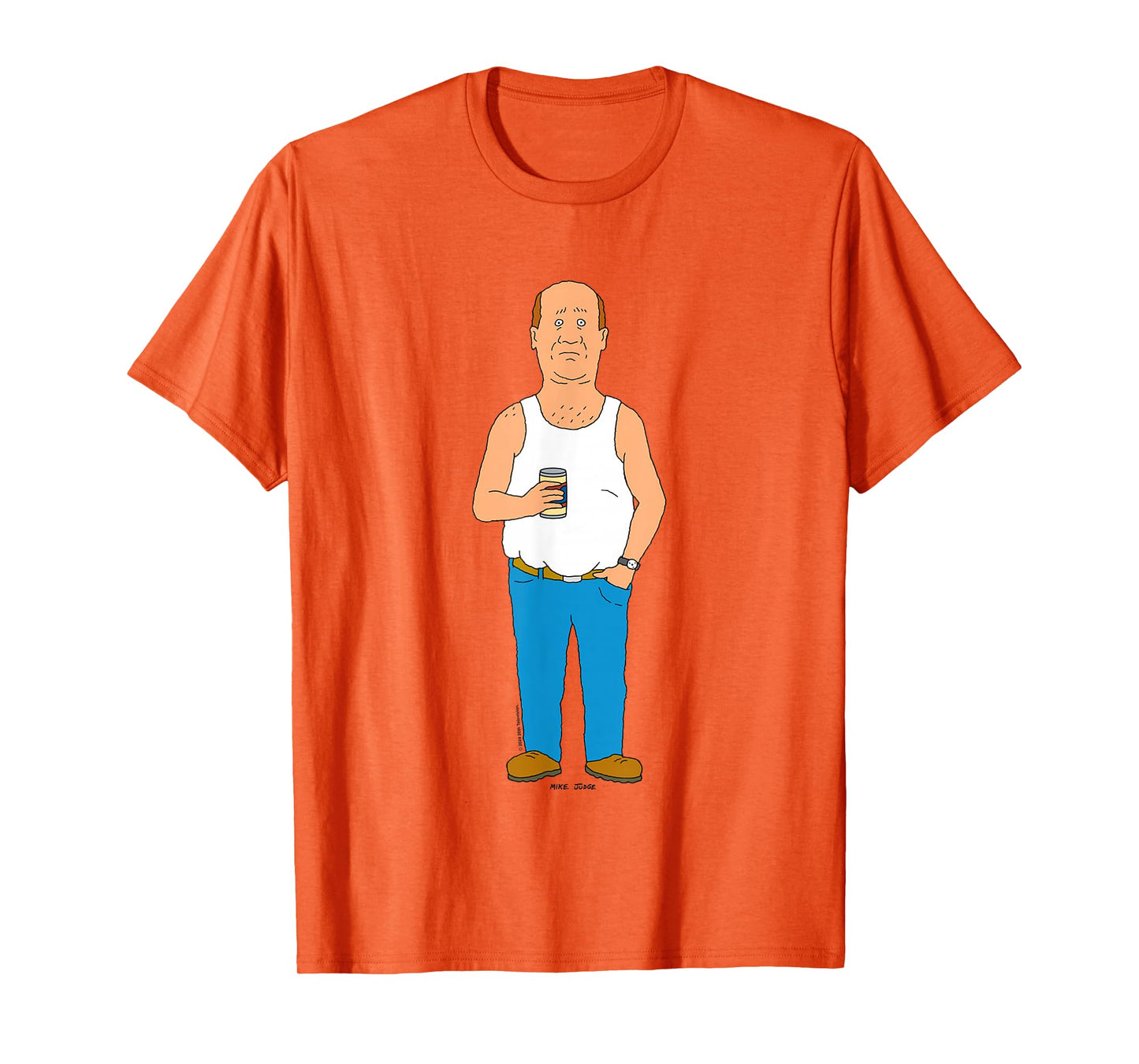 King Of The Hill Iconic Bill Dauterive Big Chest Portrait T-Shirt