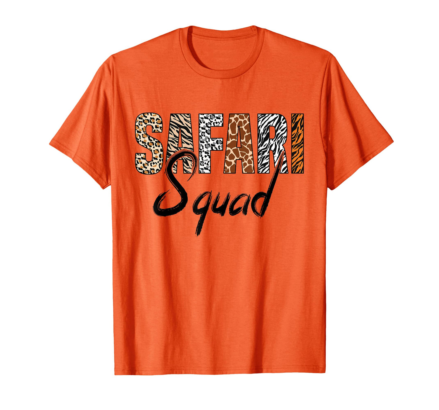Safari Squad Safari Animals Wildlife Matching Family Zoo T-Shirt
