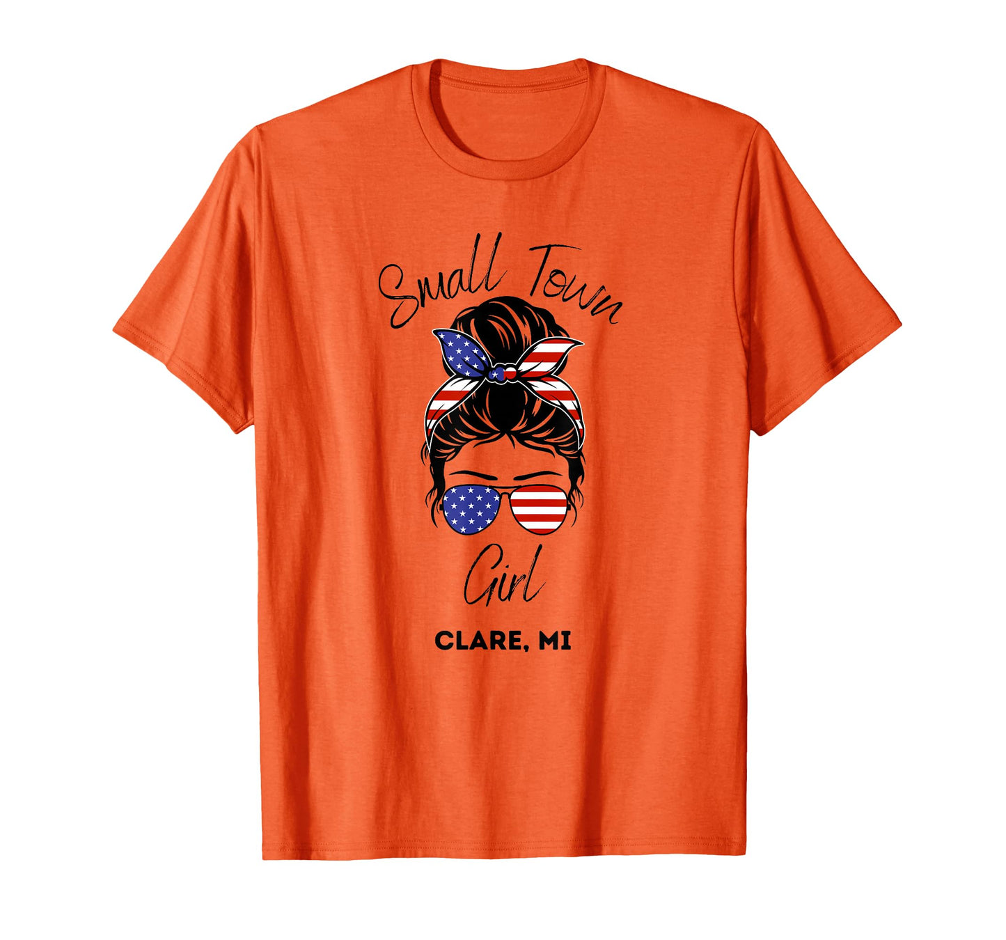 Fife Life Clare Michigan MI Girl Up North T-Shirt