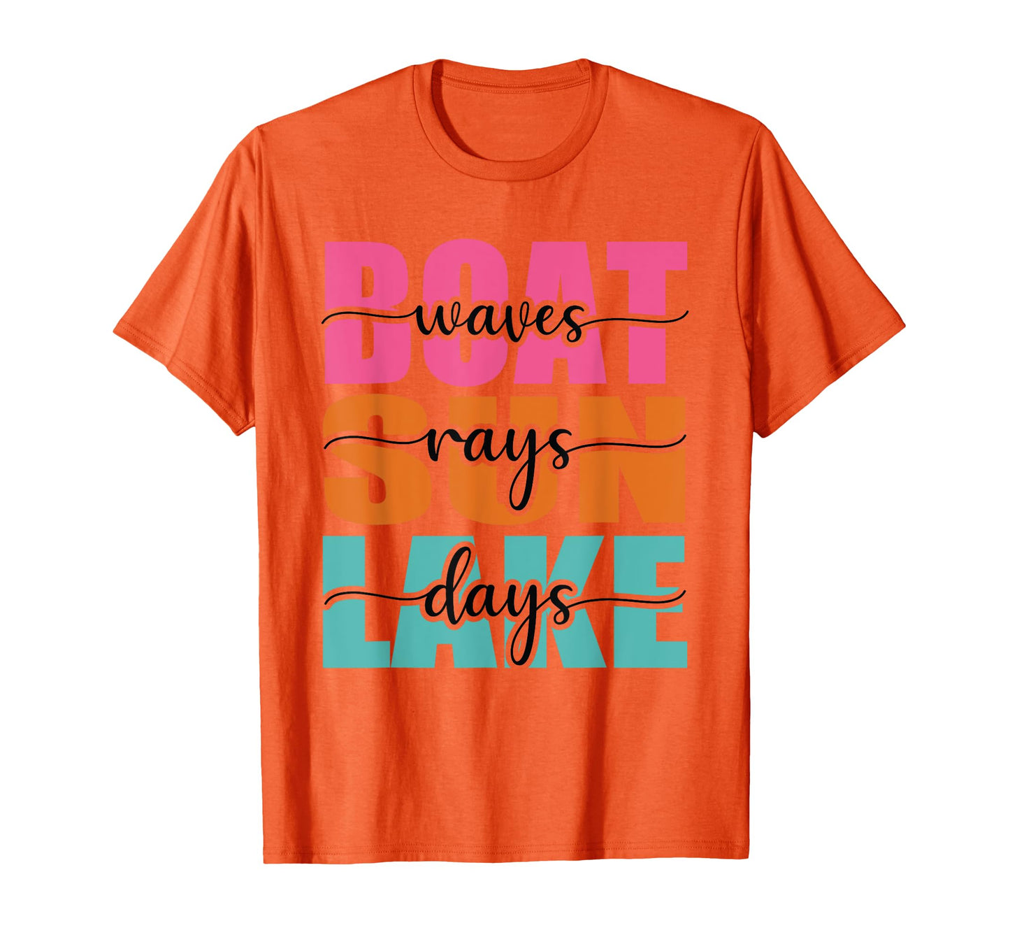 Lake Life Boating Adventures & Mountain Wilderness T-Shirt