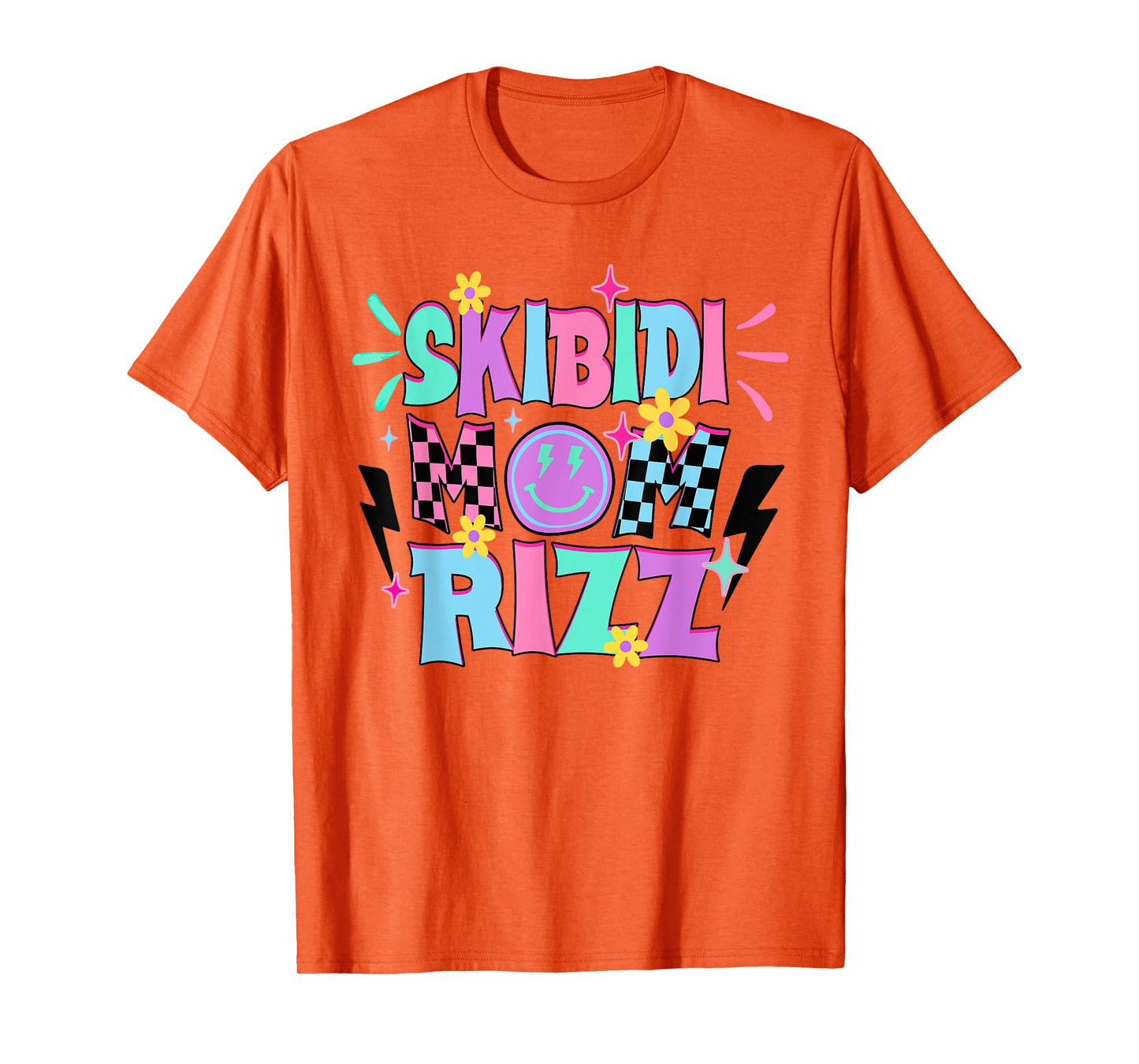 Skibidi Mom Rizz Mother's Day Middle School Mom Women T-Shirt