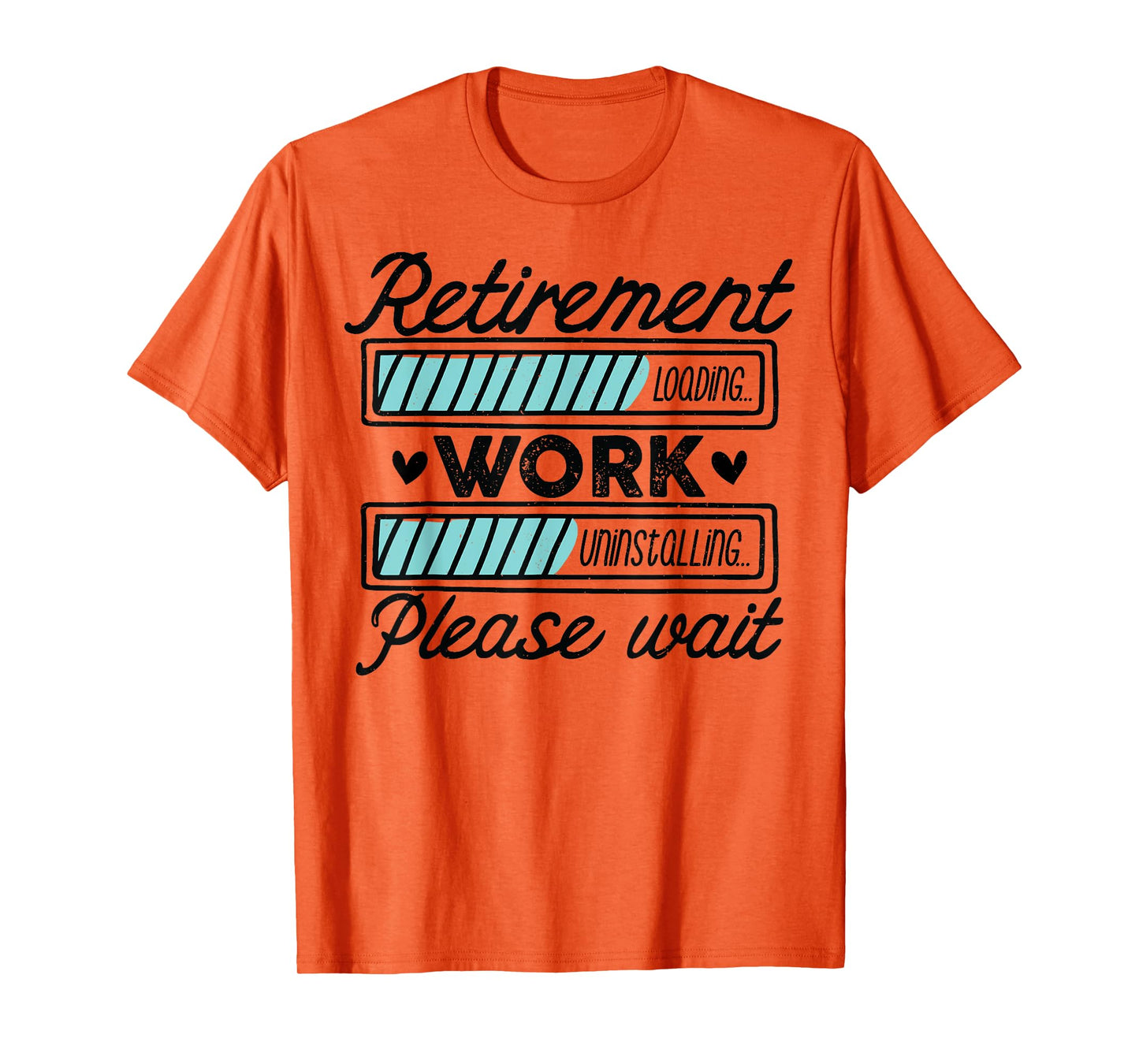 Retired 2025 Funny Dad Retirement Loading Work Uninstalling T-Shirt