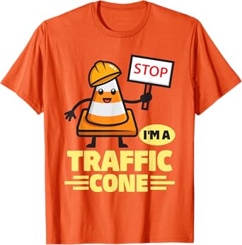I'm A Traffic Cone Halloween Costume T-Shirt