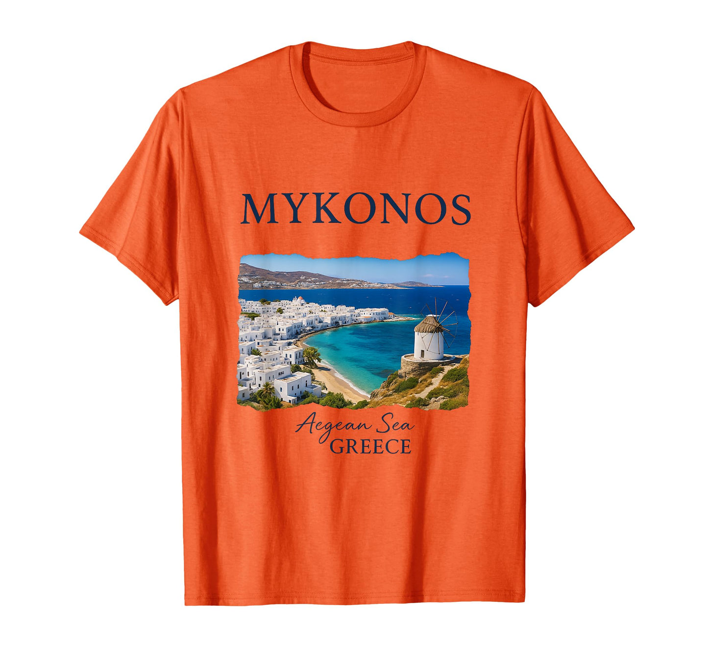 Greek Island Mykonos Vacation Travel Coastal Life T-Shirt
