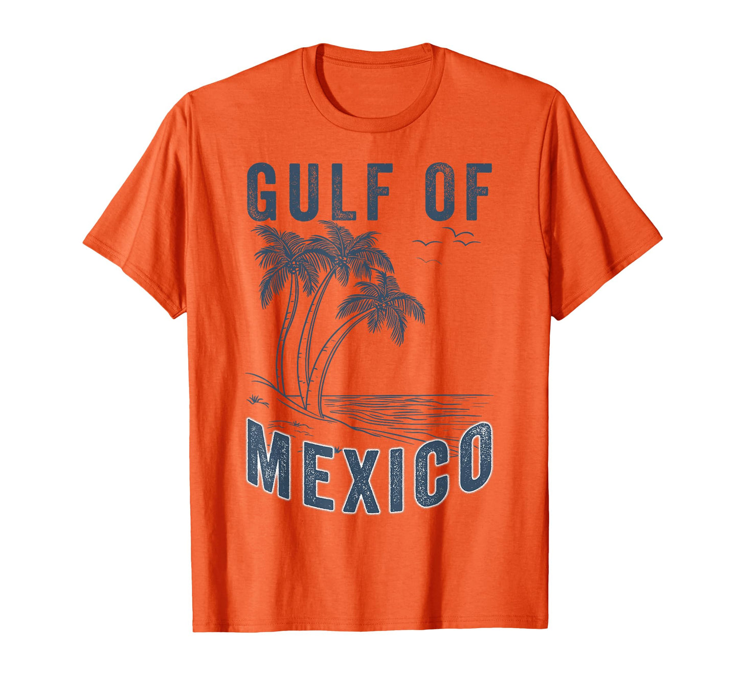 Gulf Of Mexico Minimalist Beach Retro Vintage Gulf Of Mexico T-Shirt