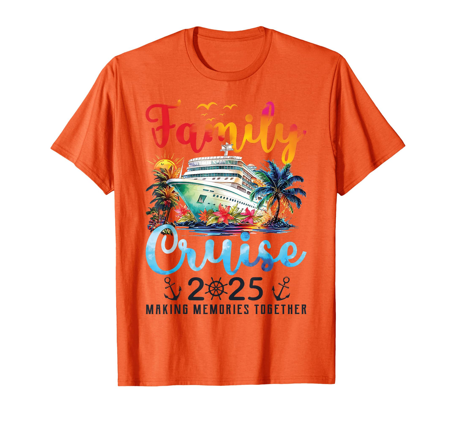 Cruise Squad 2025 Family Group Matching Summer Vacation T-Shirt