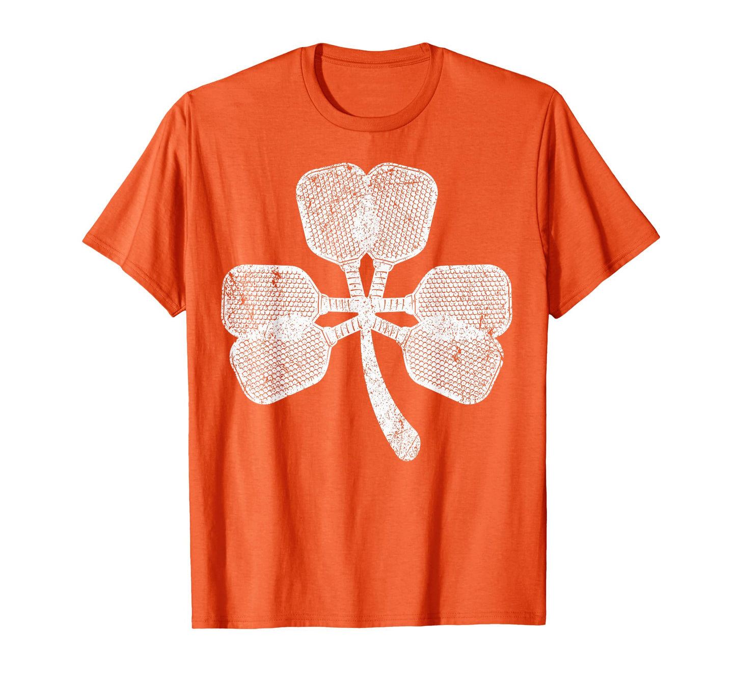 Funny Pickleball Sticks As Shamrock Clover St. Patrick's Day T-Shirt