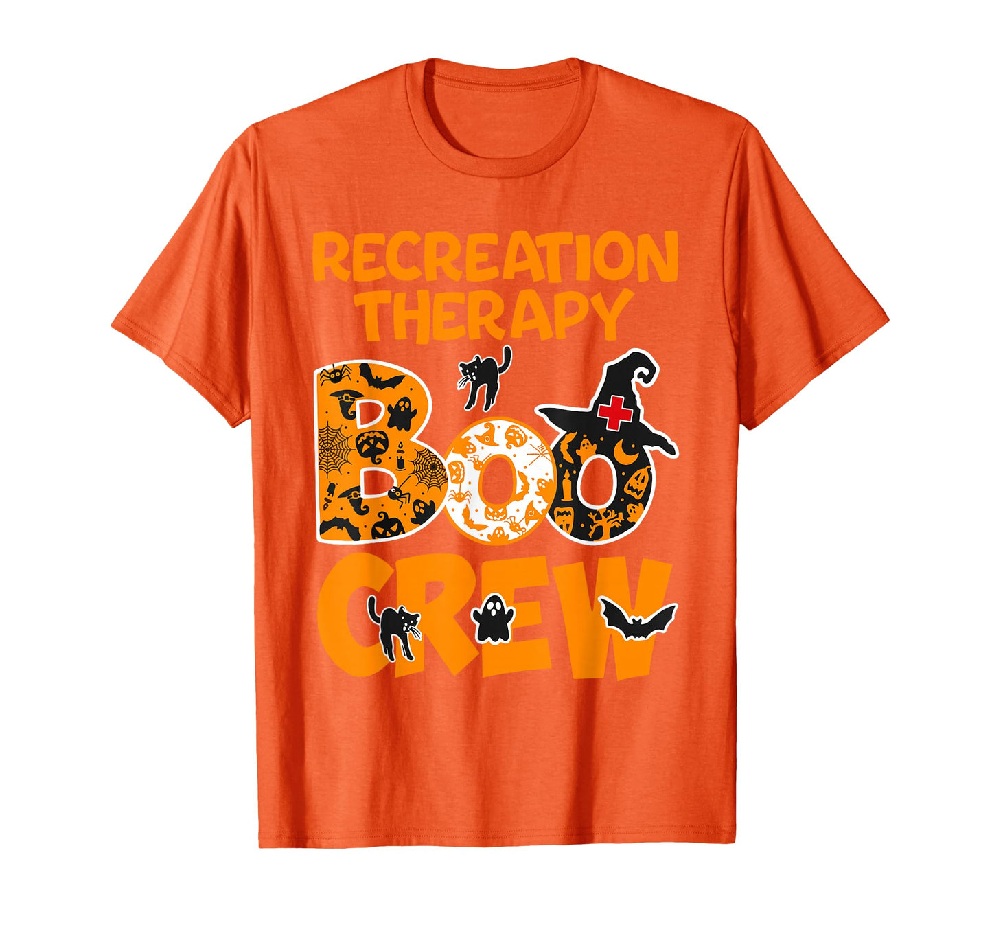 Recreation Therapy Boo Crew Recreational Therapist Halloween T-Shirt