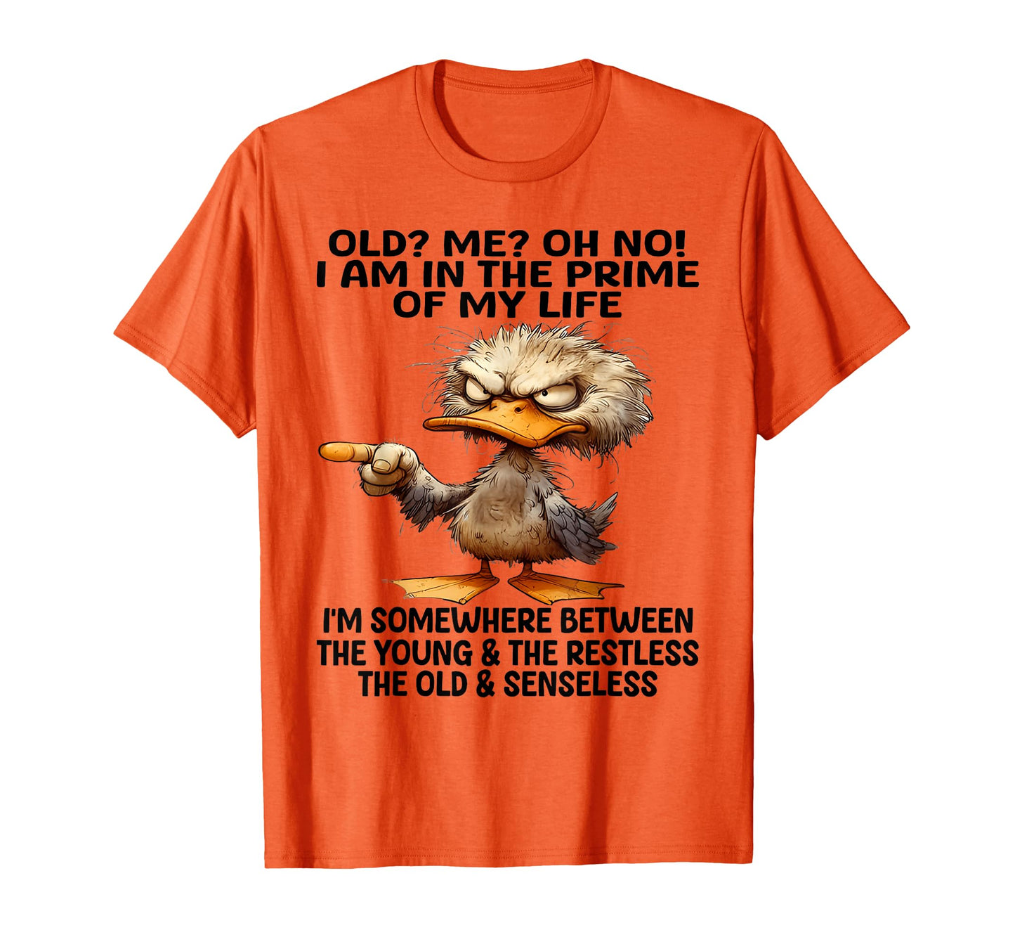 Old? Me? Oh No! I am in the primes of my life I'm some where T-Shirt