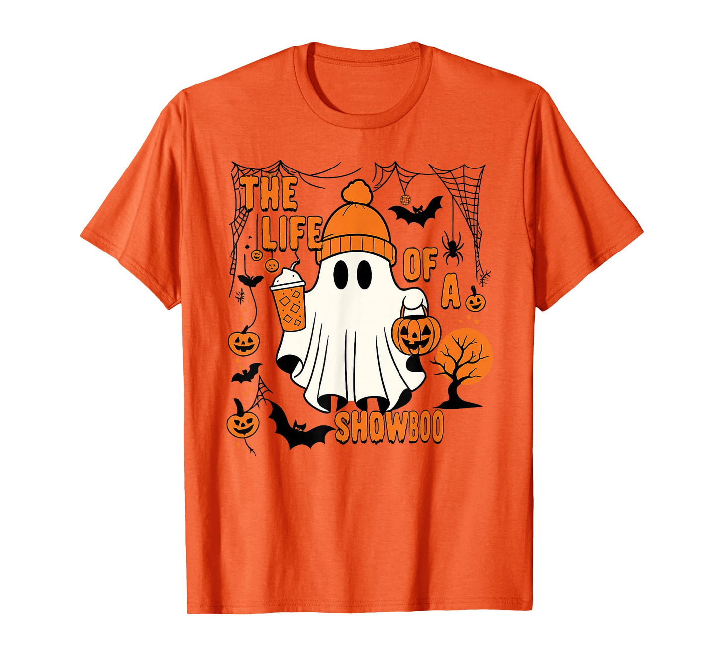 The Life of a showboo Halloween Costume Bow Boo Girls Tee T-Shirt